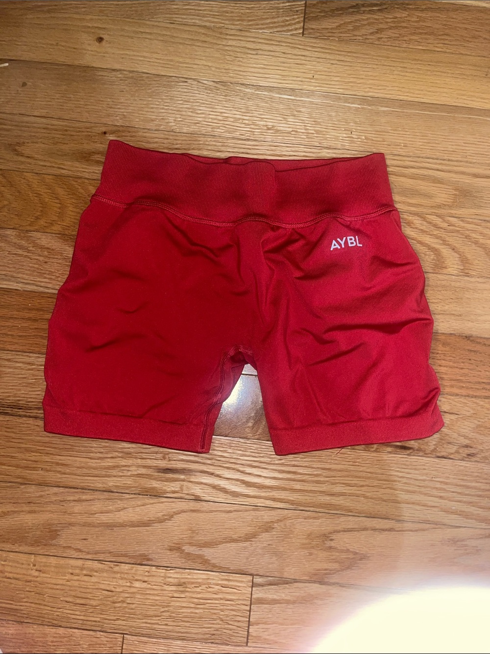 AYBL Red Athletic Bike Shorts